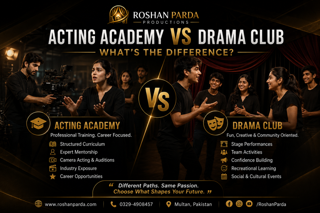 Acting Academy vs Drama Club: What's the Difference?