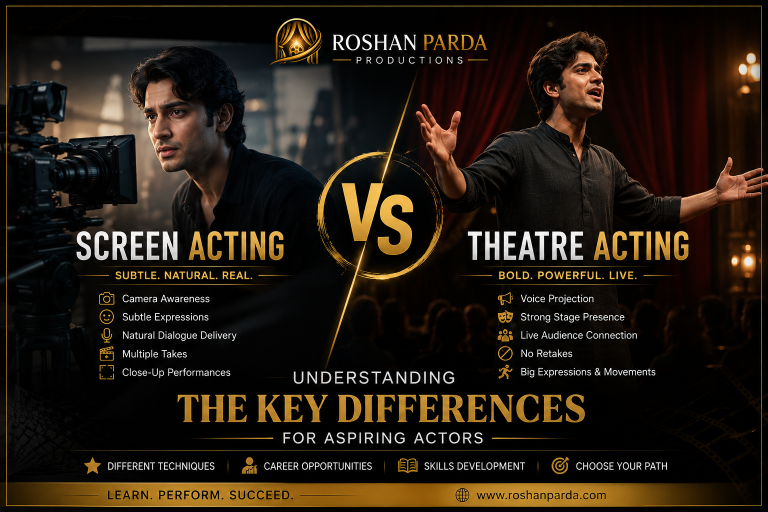 Screen Acting vs Theatre Acting: Understanding the Key Differences for Aspiring Actors